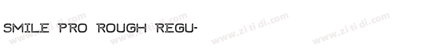 smile pro rough regu字体转换